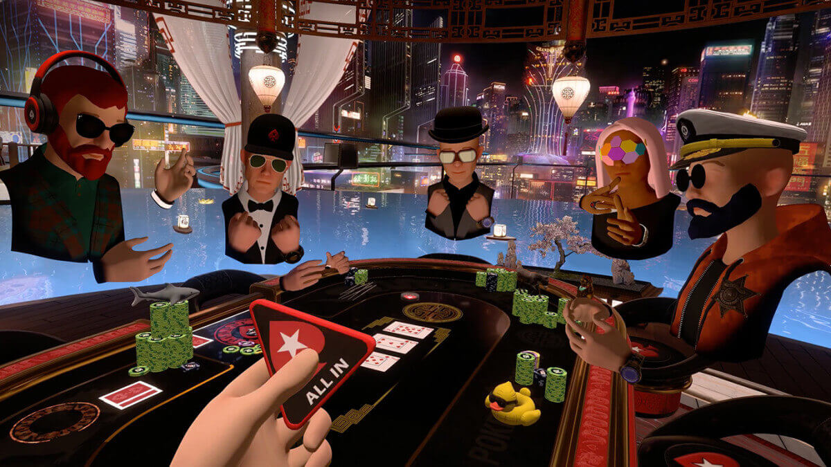 покер в виртуальной реальности от покерстарс